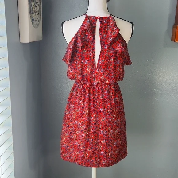 Boutique Boho Chic Red Paisley Sundress - Picture 3 of 6
